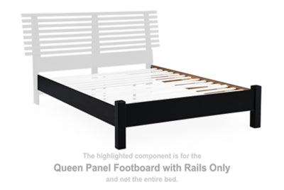 Pie de cama Queen Danziar con rieles