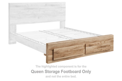 Pie de cama Hyanna Queen con almacenamiento