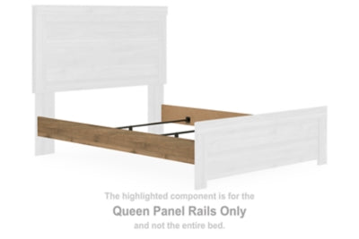 Largueros de panel de cama Queen Zanbrook
