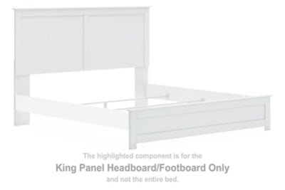 Bostwick Shoals King Panel Headboard/Footboard