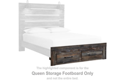 Drystan Queen Storage Footboard