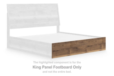 Pie de cama con paneles Zadilyn King