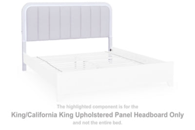 Cabecero tapizado Frostlyn King/California King con paneles