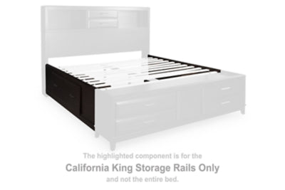 Rieles de almacenamiento California King Vanmore