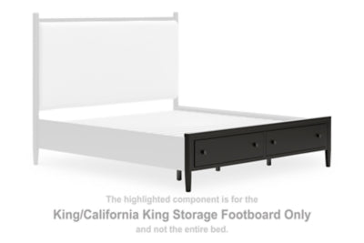 Cabecero con almacenaje tamaño Portdown King/California King