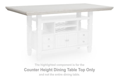 Robbinsdale Tapa de mesa de comedor a la altura de mostrador
