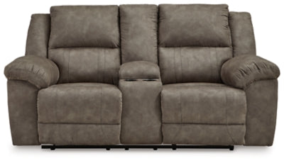Sofá reclinable biplaza Laresview con consola
