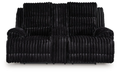 Sofá reclinable eléctrico Technique con consola