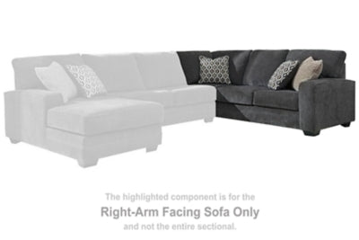 Tracling Right-Arm Facing Sofa with Corner Wedge