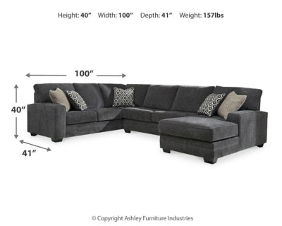 Tracling Left-Arm Facing Sofa with Corner Wedge