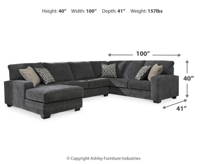 Tracling Right-Arm Facing Sofa with Corner Wedge
