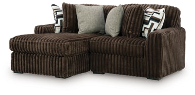 Sofá seccional de 2 piezas con chaise Midnight-Madness