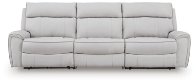 Seccional reclinable eléctrico de 3 piezas Grafton Pike