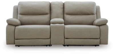 Sofá seccional reclinable eléctrico Brannigan de 3 piezas