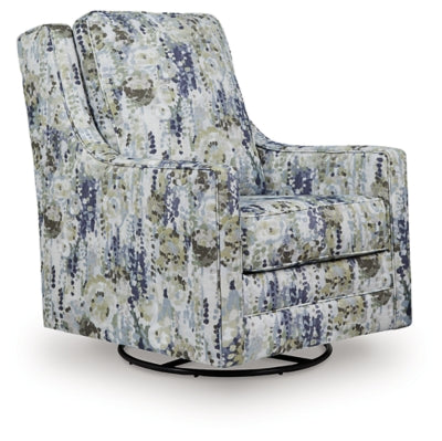 Sillón acentuado giratorio y reclinable Dustinford