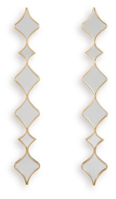 Juego de espejos decorativos Harriswood (juego de 2)