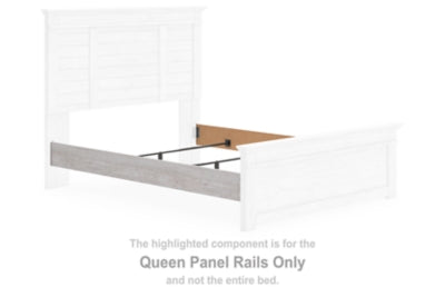 Rieles del panel de la cama tamaño Queen de Fenderport