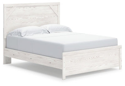 Cama con paneles tamaño Queen Gerridan