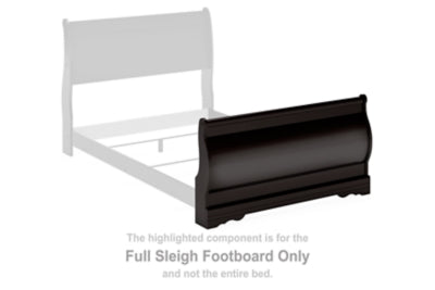 Huey Vineyard Full Sleigh Footboard