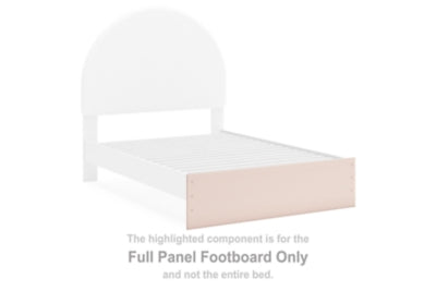 Pie de cama de panel completo Wistenpine