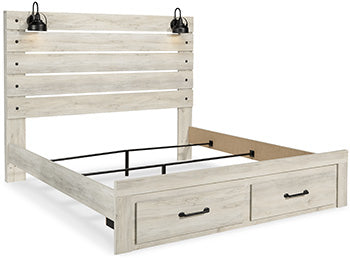Pie de cama de almacenamiento tamaño King Cambeck