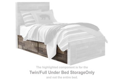 Almacenaje debajo de la cama Derekson Twin/Full
