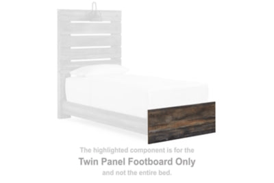 Pie de cama Drystan de doble panel