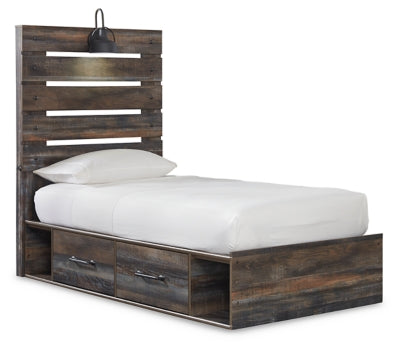 Cama doble Drystan con 2 cajones de almacenamiento