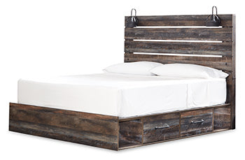 Pie de cama de paneles Drystan King