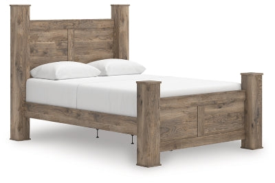 Cama de matrimonio grande con dosel Keithland