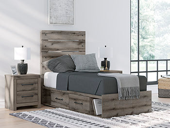 Urbanoore Twin/Full Side Storage with Rail