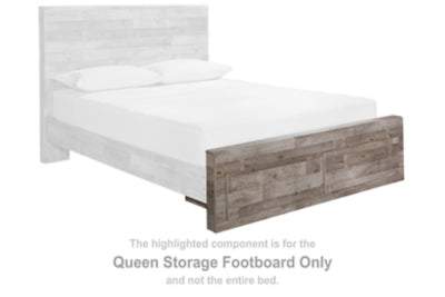 Cabecero de cama Effie Queen con almacenamiento
