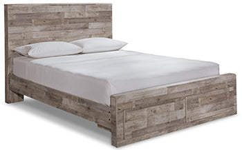 Cabecero de cama Effie Queen con almacenamiento