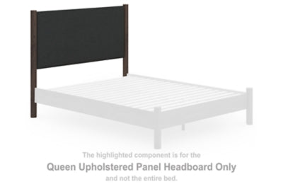 Cabecero tapizado de panel Queen Cadmori