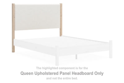 Cabecero tapizado de panel Queen Cadmori