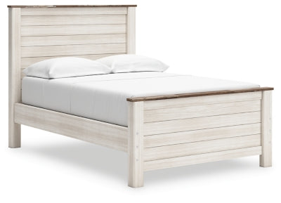 Cama con panel completo Willowton