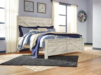 Pie de cama de panel King Crossbuck de Bellaby