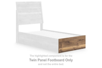 Pie de cama con doble panel Zadilyn