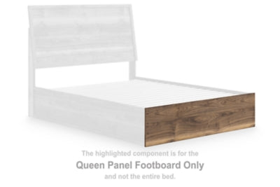 Pie de cama de panel Zadilyn Queen