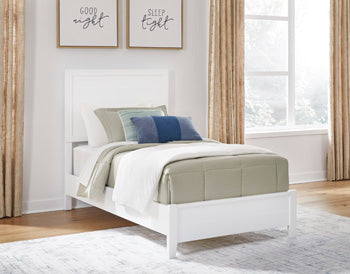Cabecero/Pie de Cama y Somier de Láminas Binterglen Twin