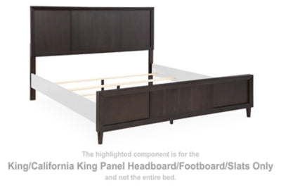 Urbantrack King/California King Panel Headboard/Footboard/Slats