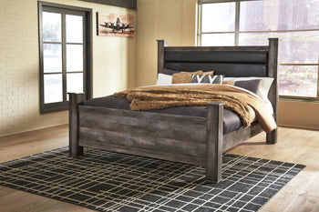 Wynnlow King Upholstered Poster Headboard Panel