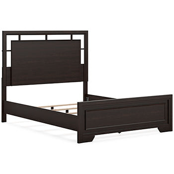 Cabecero/Pie de Cama y Somier de Lamas Queen Covetown