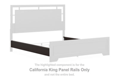 Rieles del panel California King de Covetown