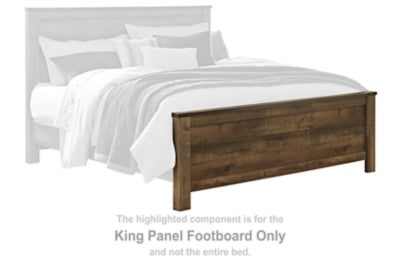 Pie de cama para panel Trinell King