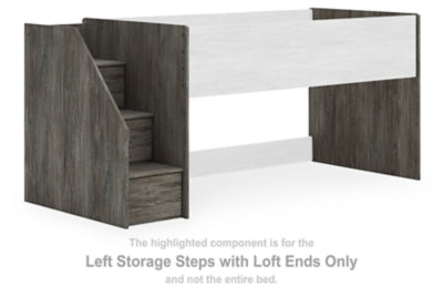Frandern Left Storage Steps with Loft Ends