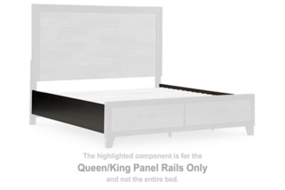 Largueros de panel de cama Kraeburn Queen/King