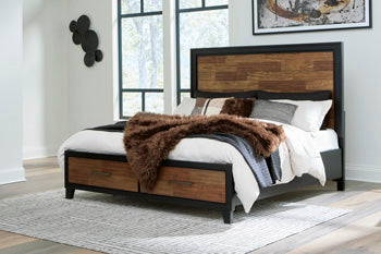 Largueros de panel de cama Kraeburn Queen/King