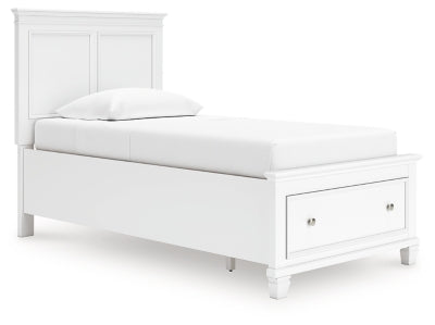 Cama con almacenamiento de doble panel Fortman