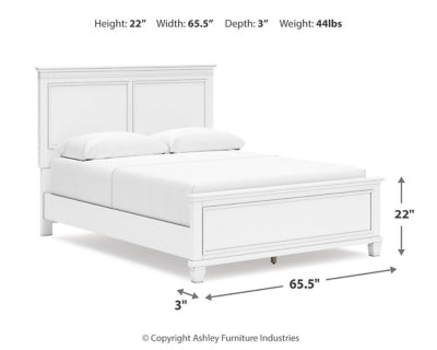 Cabecero con pie de cama Fortman Queen